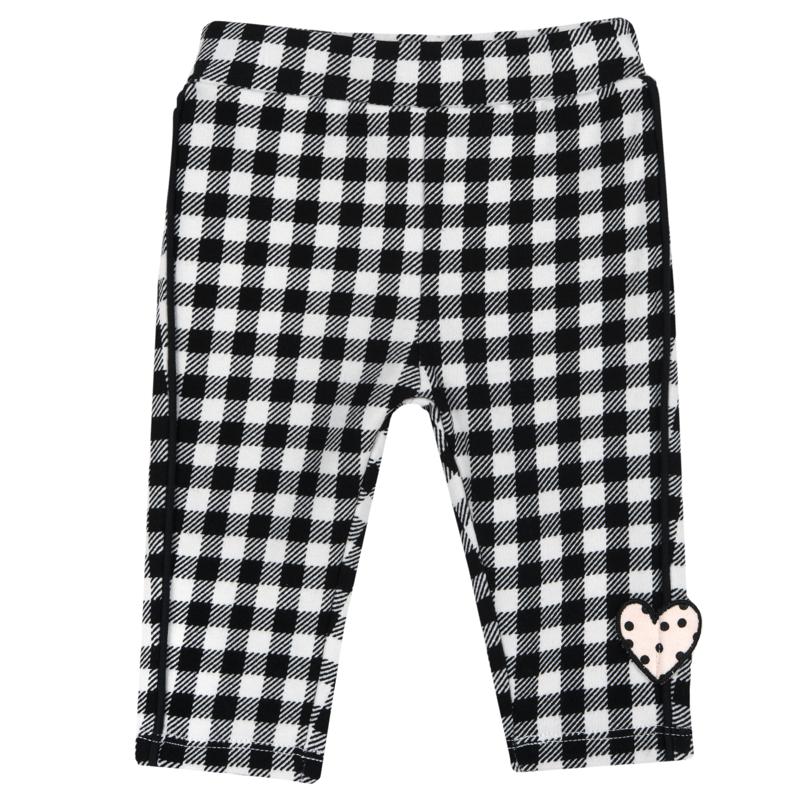 Check Pants with Heart
