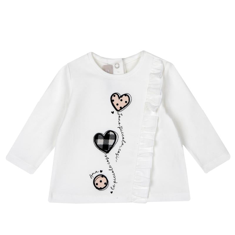 Long Sleeve Top with Hearts