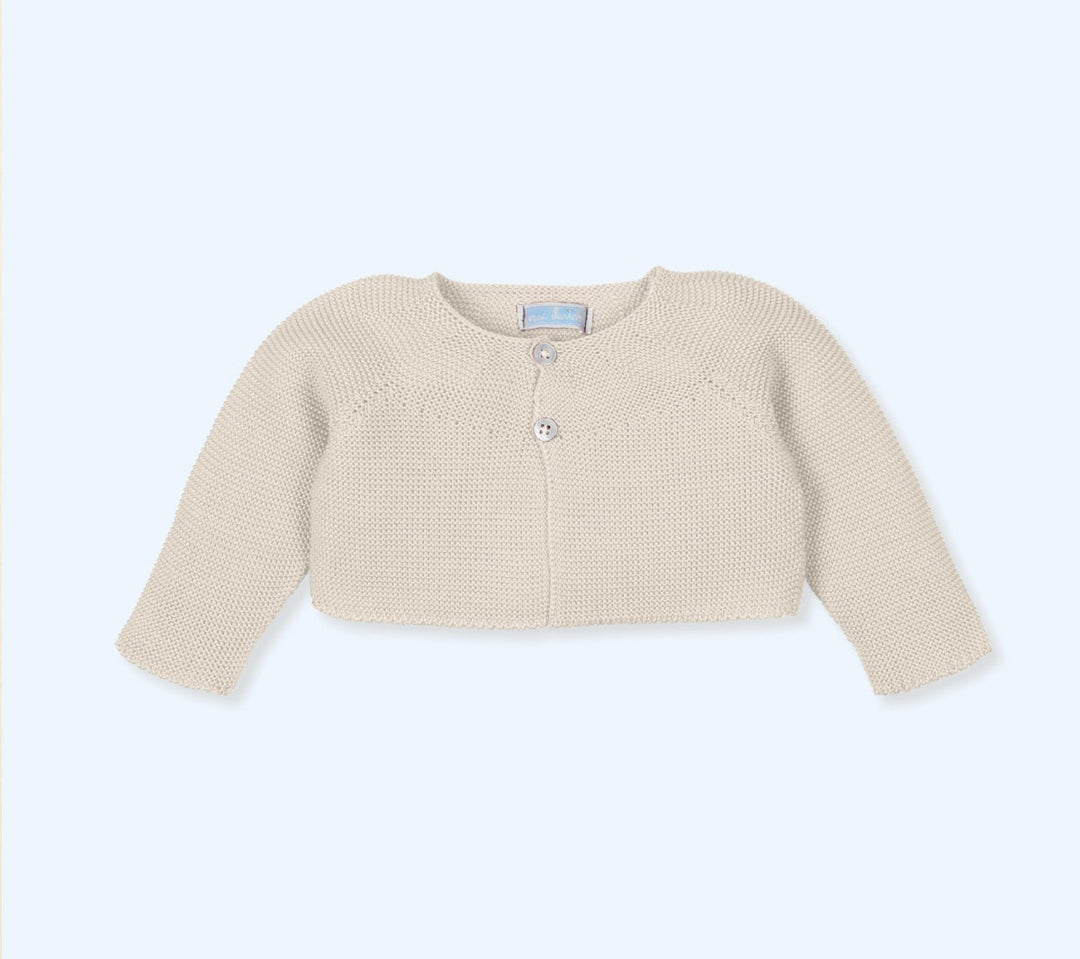 Cream Knit Bolero Cardigan