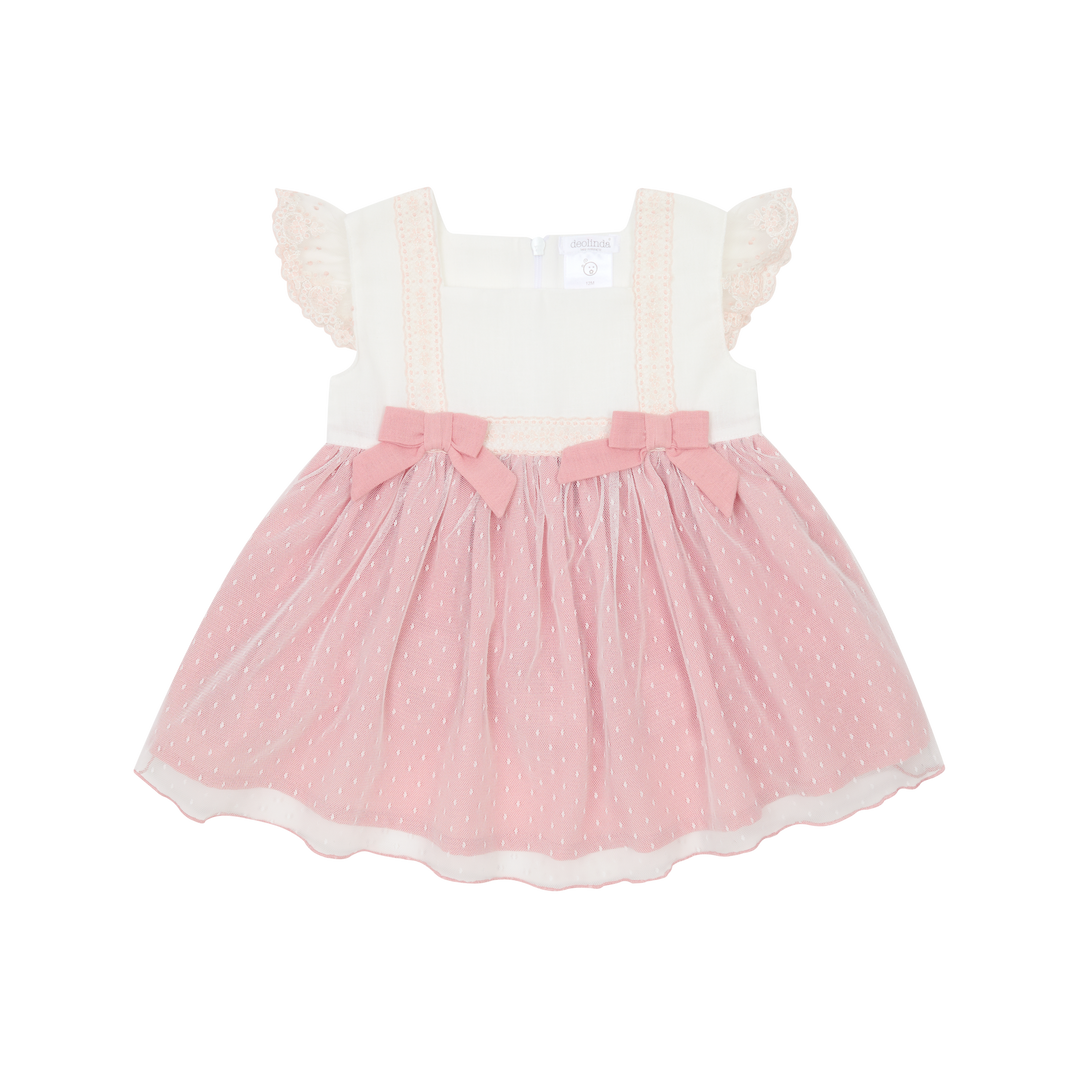 Tulle Overlay Dress